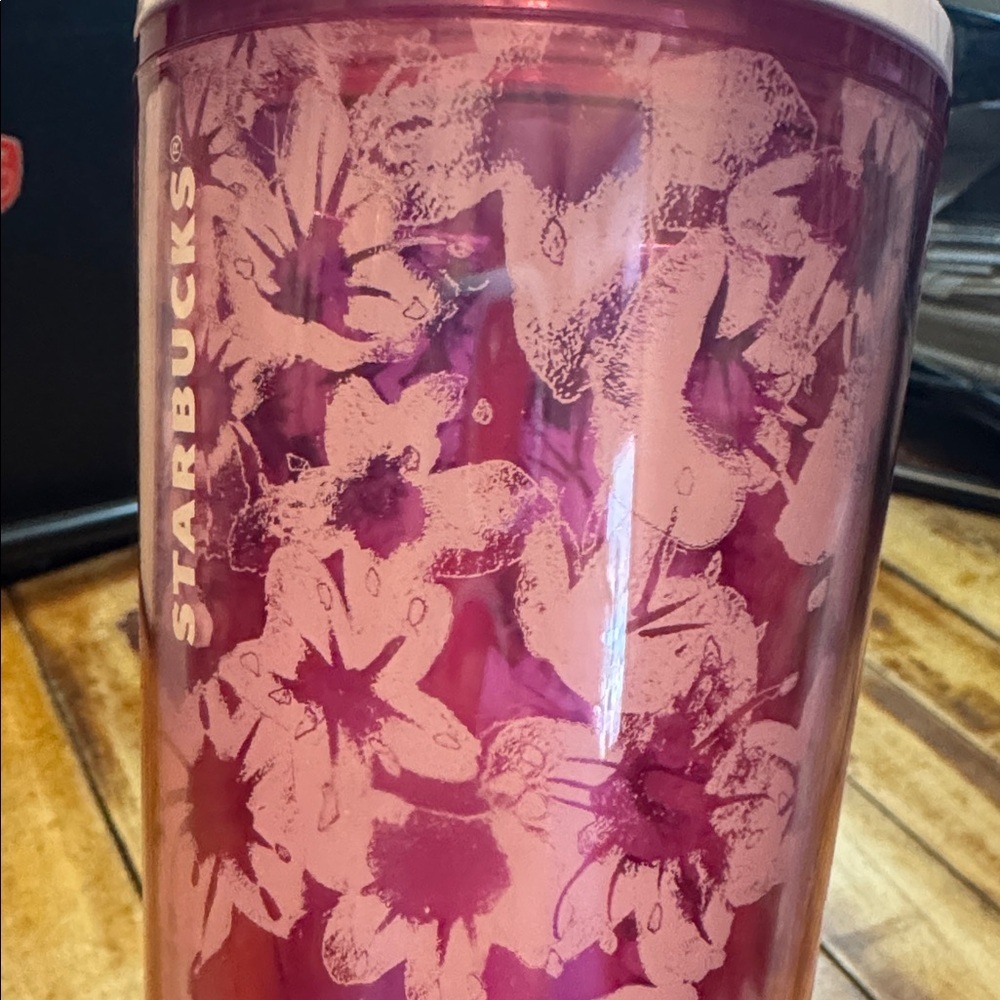 Starbucks pink Hibiscus 24 oz Venti cold tumbler Washington DC - Picture 10 of 10